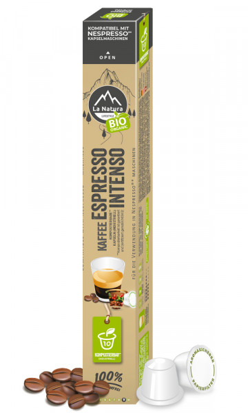 Espresso Intenso BIO - 10 Kaffeekapseln